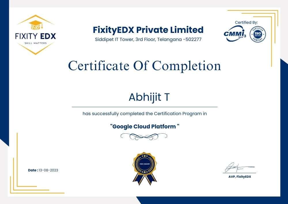 Google Cloud Platform Certificate
